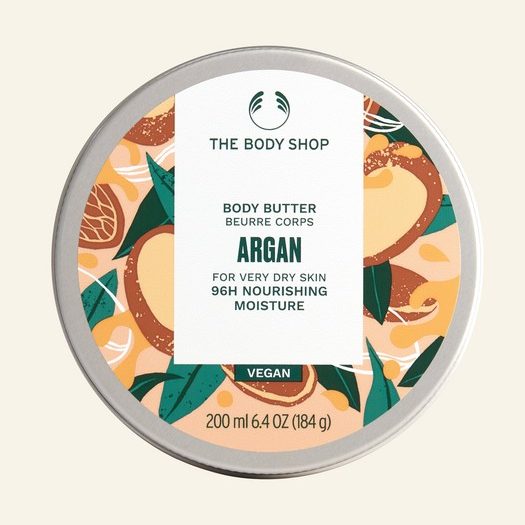 The Body Shop Argan Body Butter (2) کره بدن آرگان بادی شاپ