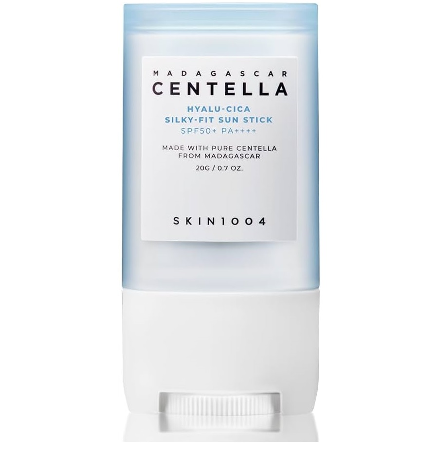 SKIN 1004 MADAGASCAR CENTELLA HYALU-CICA SILKY-FIT SUN STICK (3) - Copy ضد آفتاب استیکی سنتلا 1004