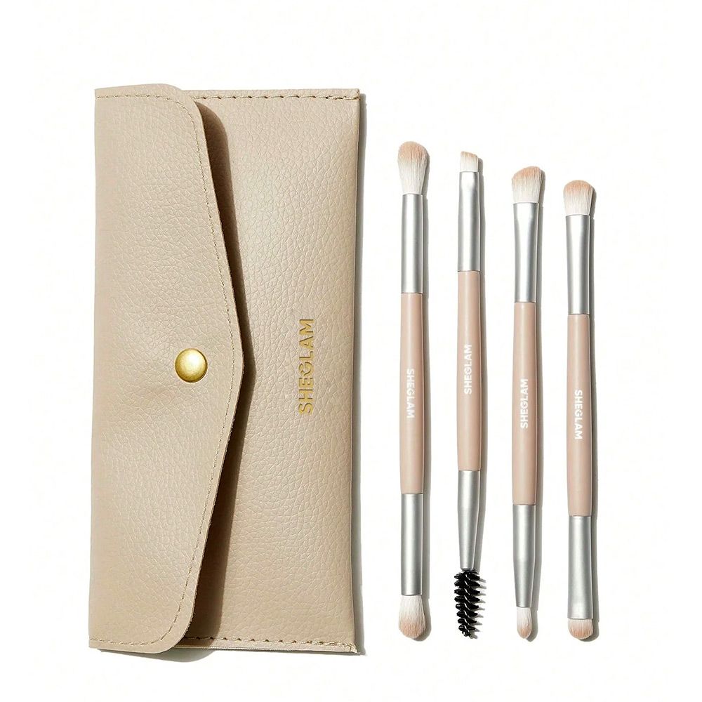 GLAM 101 EYE ESSENTIALS BRUSH SET WITH BAG (1) ست براش چشم شیگلم به همراه کیف