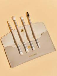 GLAM 101 EYE ESSENTIALS BRUSH SET WITH BAG (2)