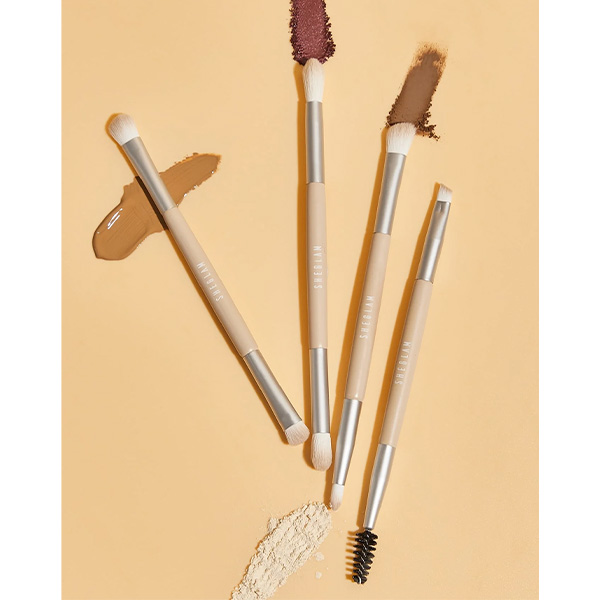 GLAM 101 EYE ESSENTIALS BRUSH SET WITH BAG (3)