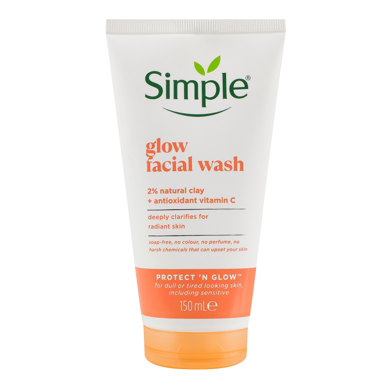 Simple Glow Facial Wash Vitamin C (1) ژل شستشو روشن کننده سیمپل